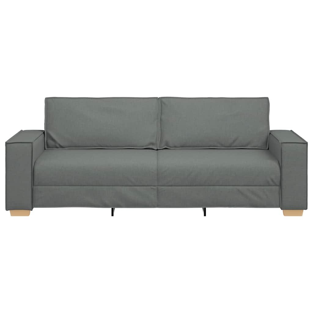 3-Sitzer-Sofa Dunkelgrau 180 cm Stoff