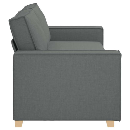 3-Sitzer-Sofa Dunkelgrau 220x78x84 cm Stoff