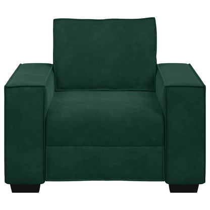 Sessel Dunkelgrün 100x78x84 cm Samt