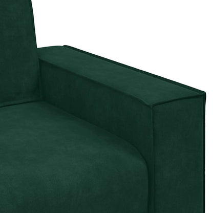 Sessel Dunkelgrün 100x78x84 cm Samt