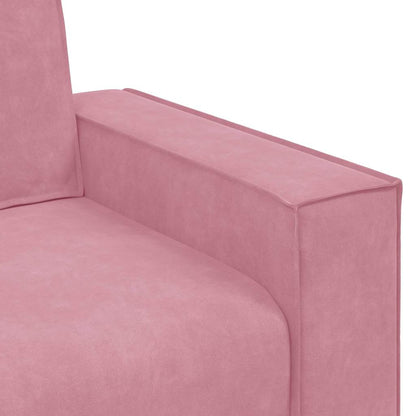 Sessel Rosa 100x78x84 cm Samt