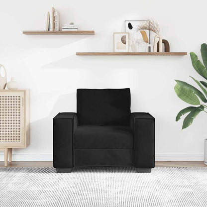 Sessel Schwarz 100x78x84 cm Samt