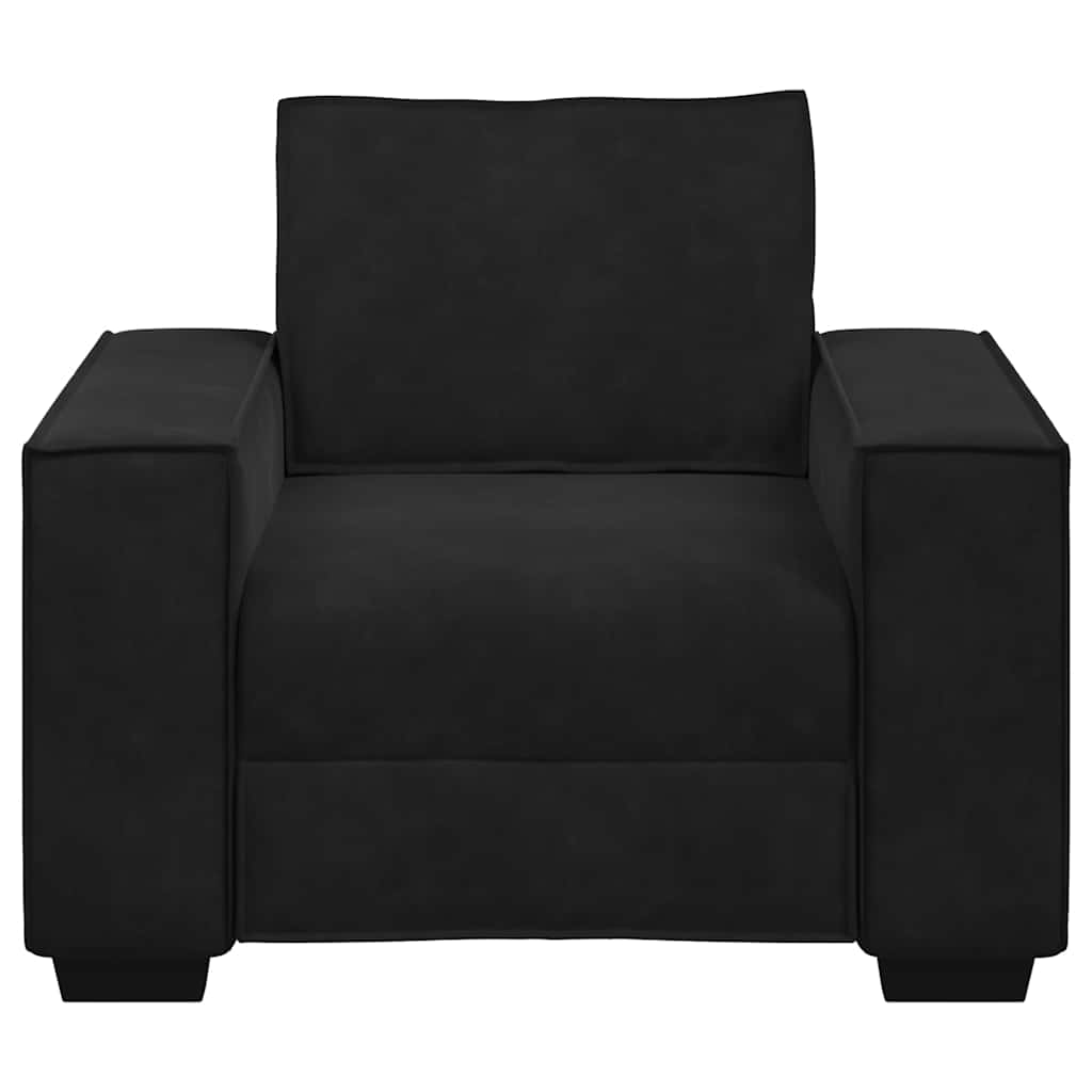 Sessel Schwarz 100x78x84 cm Samt