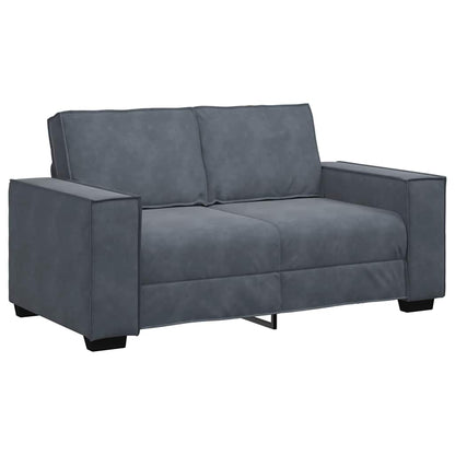 2-Sitzer-Sofa Dunkelgrau 160x78x84 cm Samt