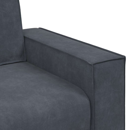 2-Sitzer-Sofa Dunkelgrau 160x78x84 cm Samt