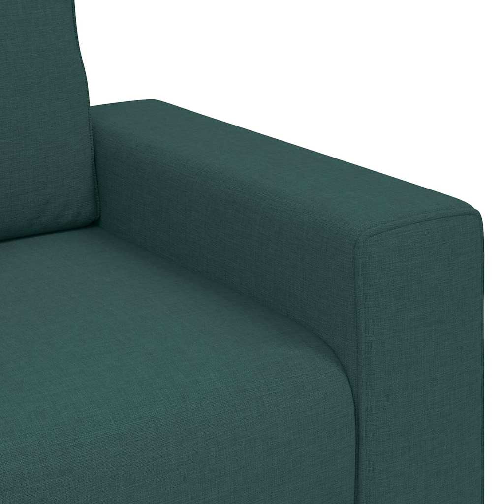 Fauteuil en tissu vert foncé 60 cm