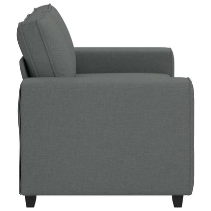 2-Sitzer-Sofa Dunkelgrau 160x77x82 cm Stoff
