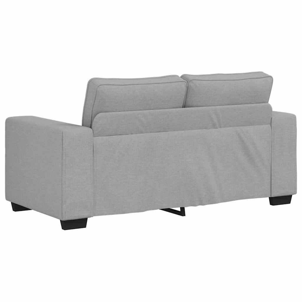 Canapé 2 places gris nuage 120 cm tissu