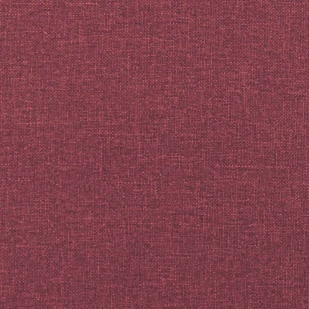 2-Sitzer-Sofa Weinrot 140 cm Stoff