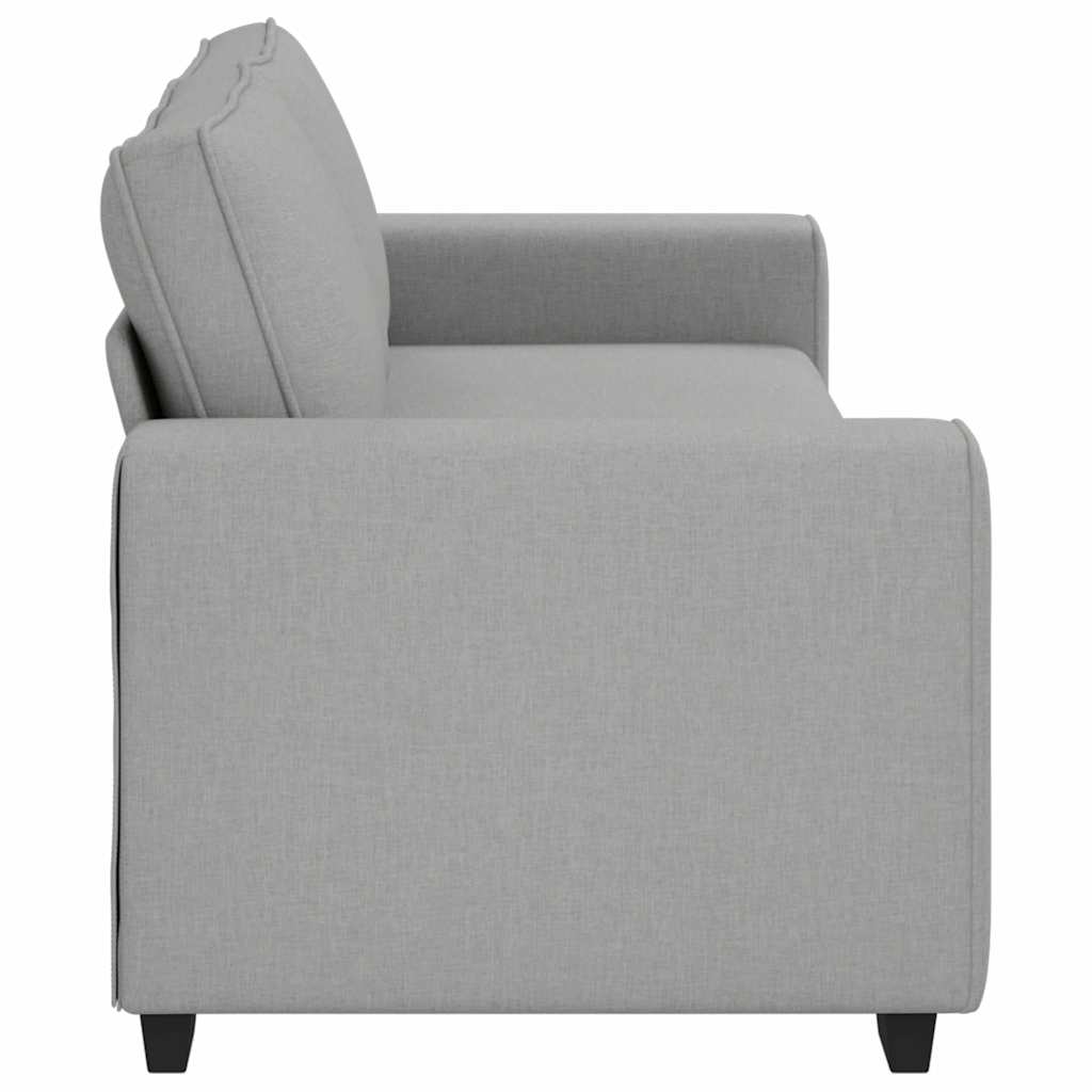 Canapé 3 places gris nuage 180 cm tissu