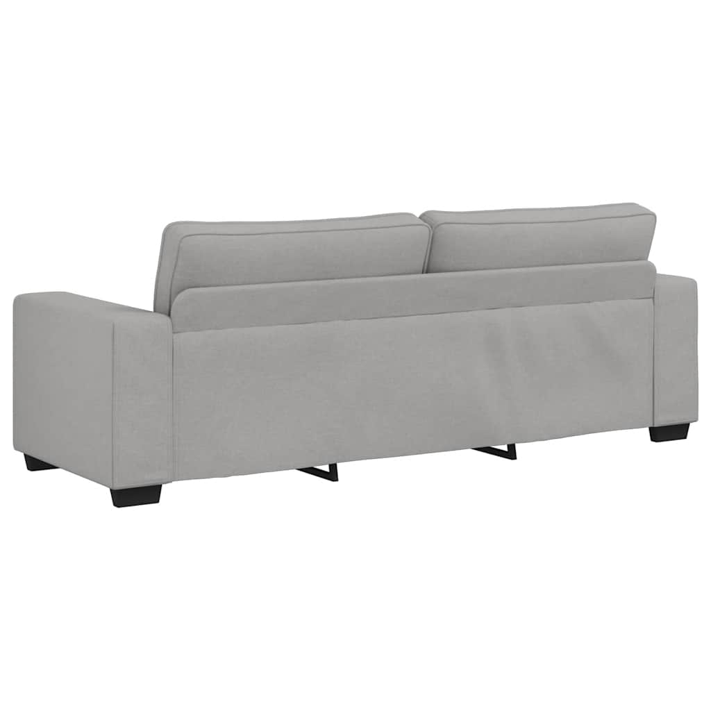 Canapé 3 places gris nuage 180 cm tissu