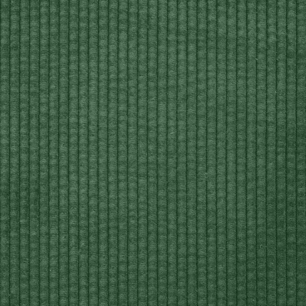 Zweisitzer-Sofa Dunkelgrün 120 cm Cordstoff