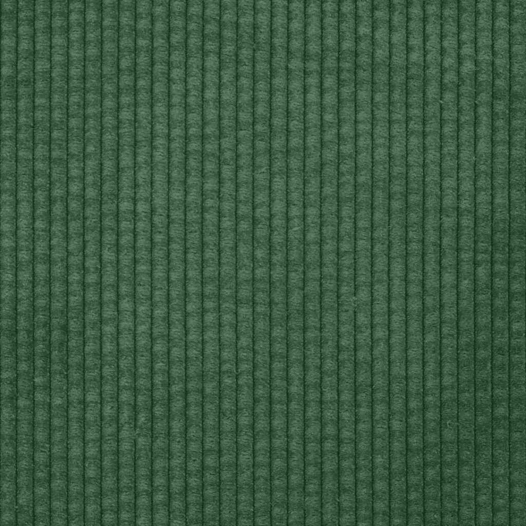 Zweisitzer-Sofa Dunkelgrün 140 cm Cordstoff