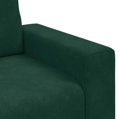 Sessel Dunkelgrün 100x77x82 cm Samt
