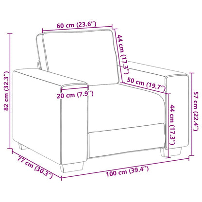 Sessel Dunkelgrün 100x77x82 cm Samt
