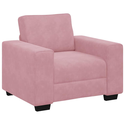 Sessel Rosa 100x77x82 cm Samt