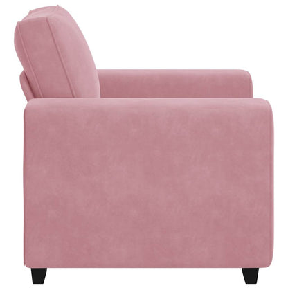Sessel Rosa 100x77x82 cm Samt