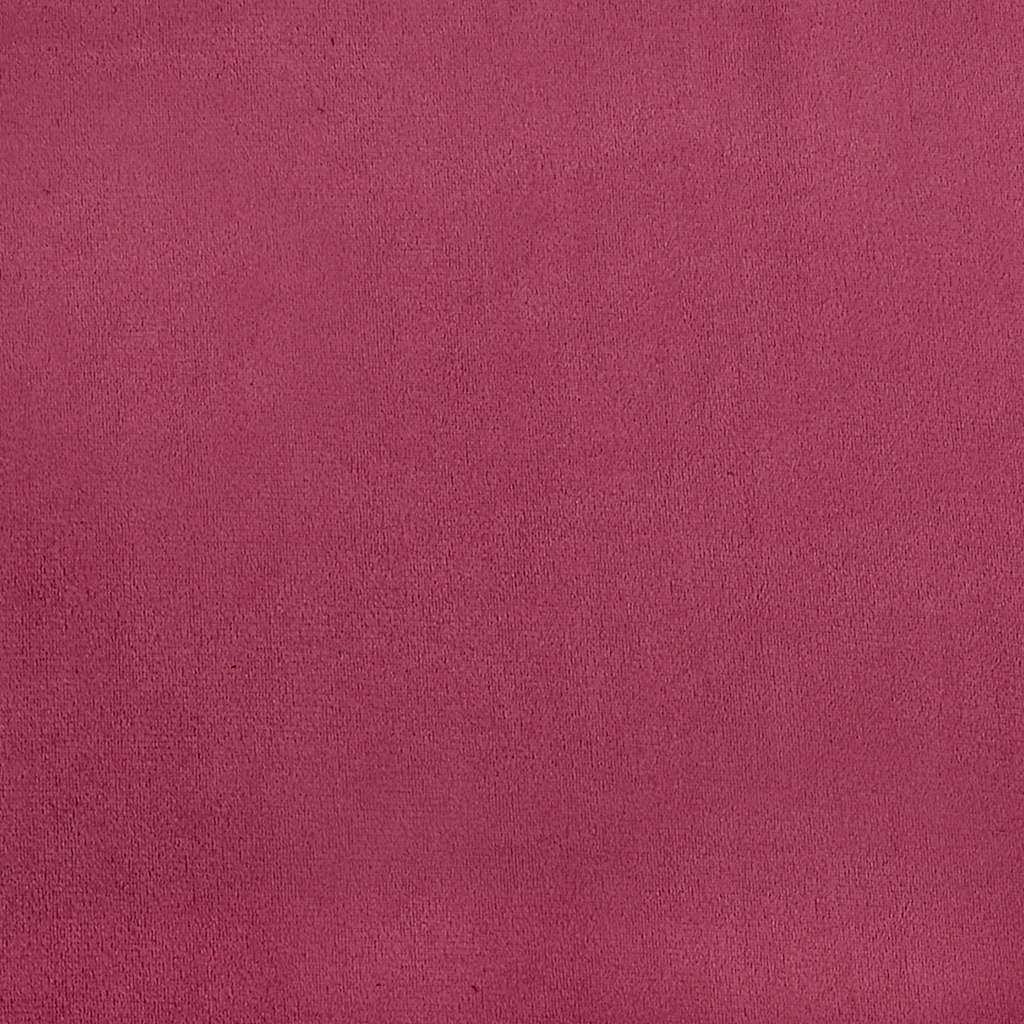 Zweisitzer-Sofa Weinrot 120 cm Samt