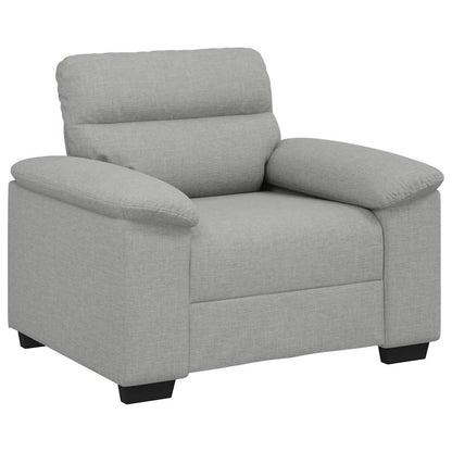 Sessel Wolkengrau 100x81x84 cm Stoff