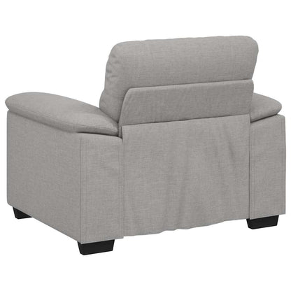 Sessel Wolkengrau 100x81x84 cm Stoff