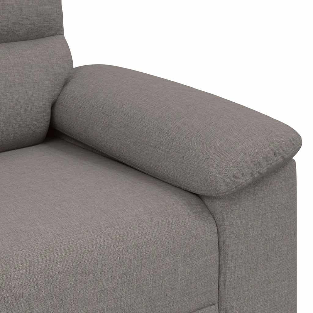 2-Sitzer-Sofa Taupe 120 cm Stoff