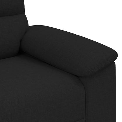 2-Sitzer-Sofa Schwarz 180x81x84 cm Stoff