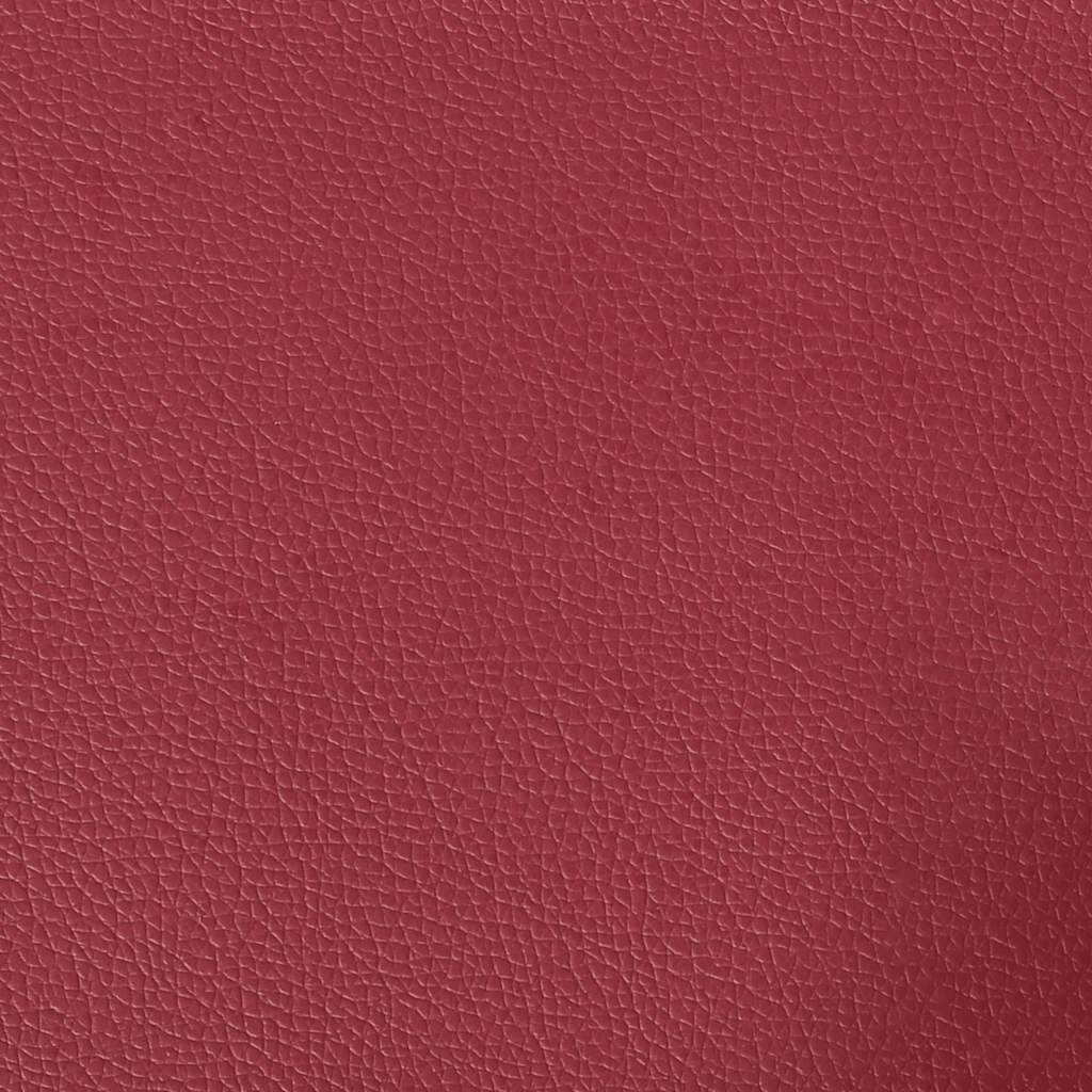 Fauteuil rouge vin 60 cm simili cuir