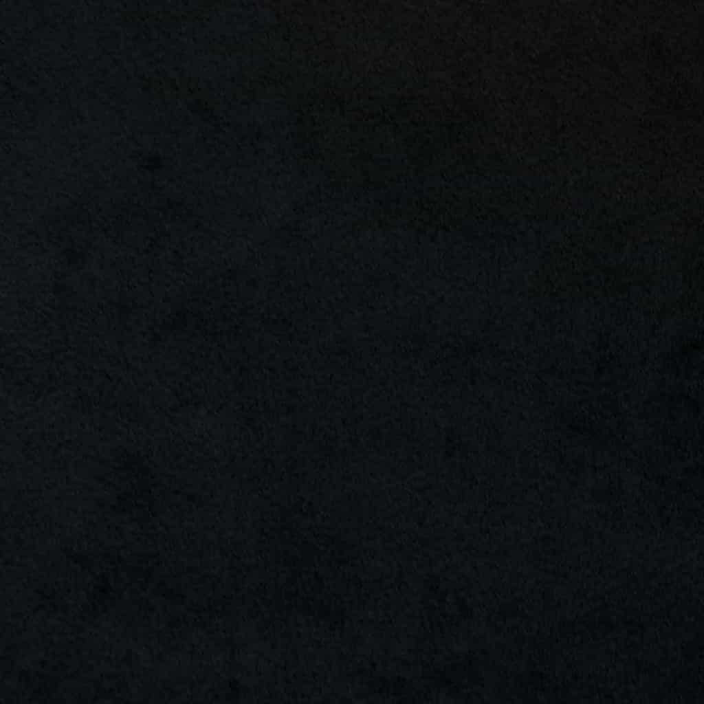 Verdunkelungsvorhänge 2 stk. Schwarz 140 x 245 cm Samt