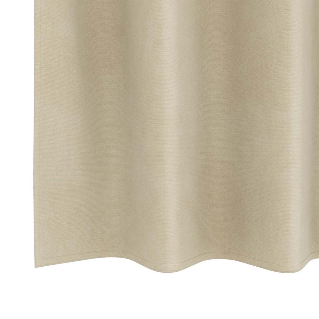 Verdunkelungsvorhänge 2 stk. Creme 140 x 225 cm Samt