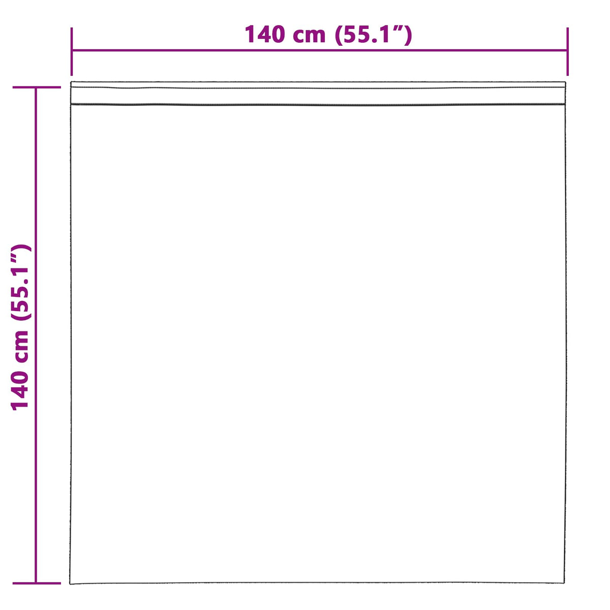 Vorhänge 2 stk. Creme 140 x 140 cm Samt