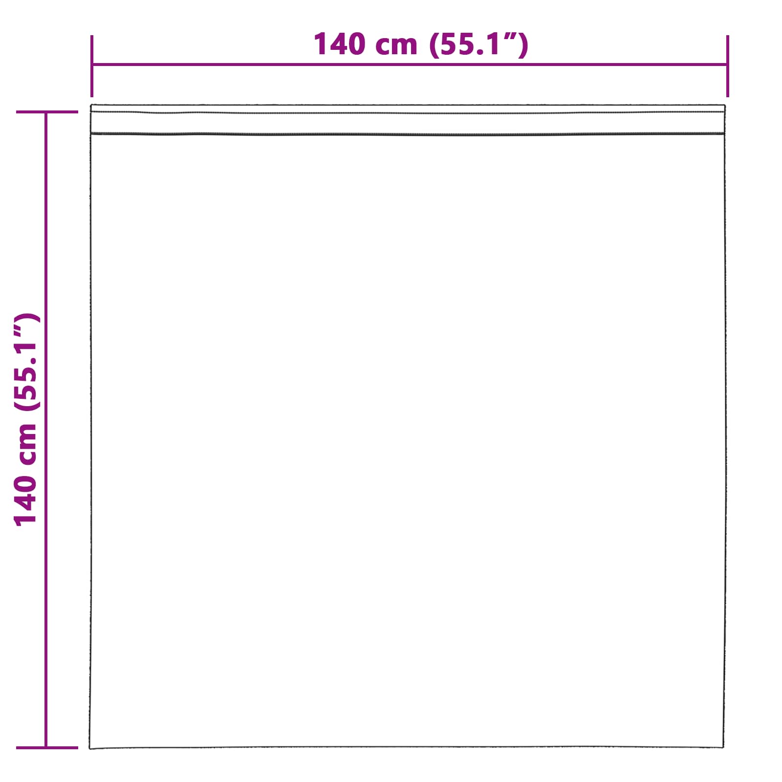 Verdunkelungsvorhänge 2 stk. Creme 140 x 140 cm Samt