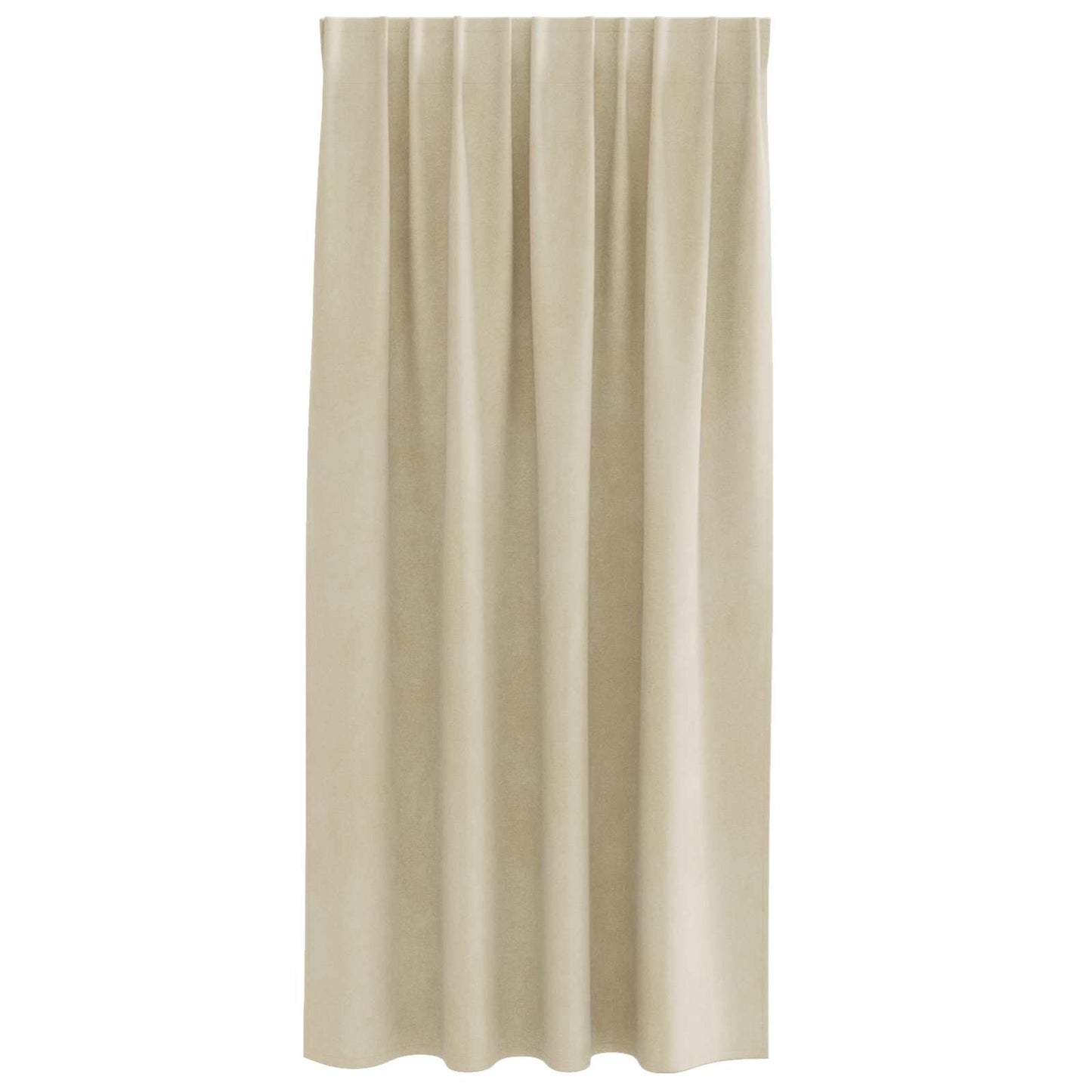 Verdunkelungsvorhänge 2 stk. Creme 140 x 175 cm Samt