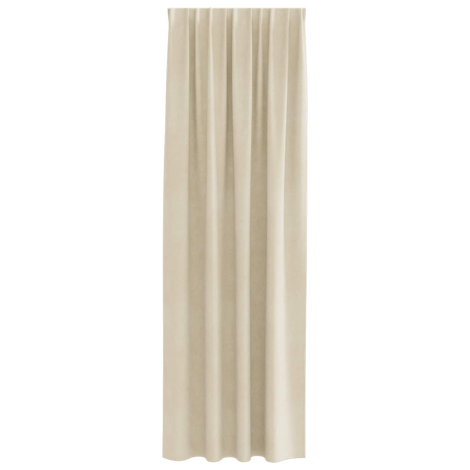 Verdunkelungsvorhänge 2 pcs Creme 140 x 260 cm Samt