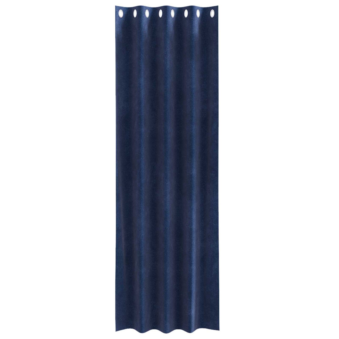 Verdunkelungsvorhänge 2 stk. Dunkelblau 140 x 225 cm Samt