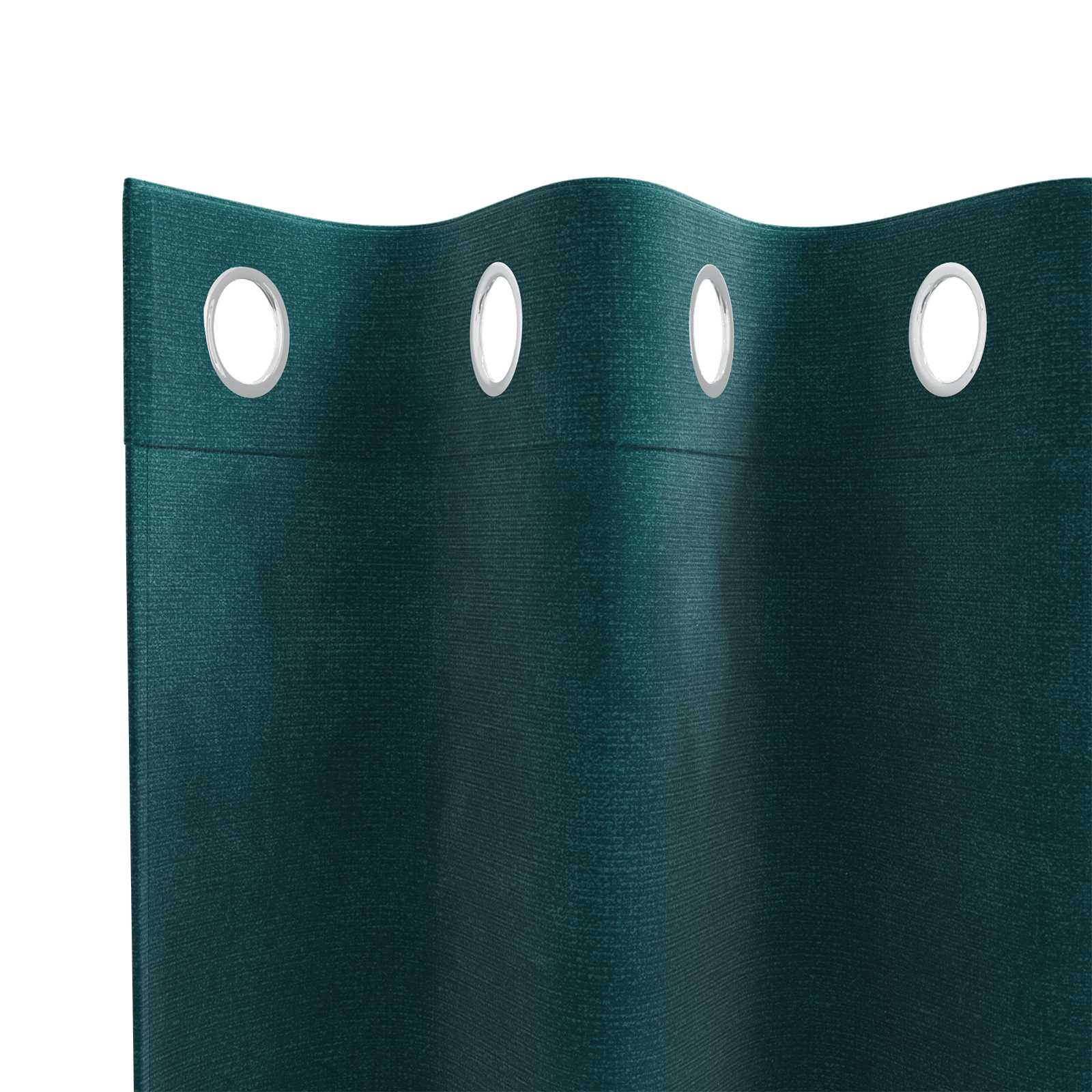 Vorhänge 2 stk. Dunkelgrün 140 x 140 cm Samt