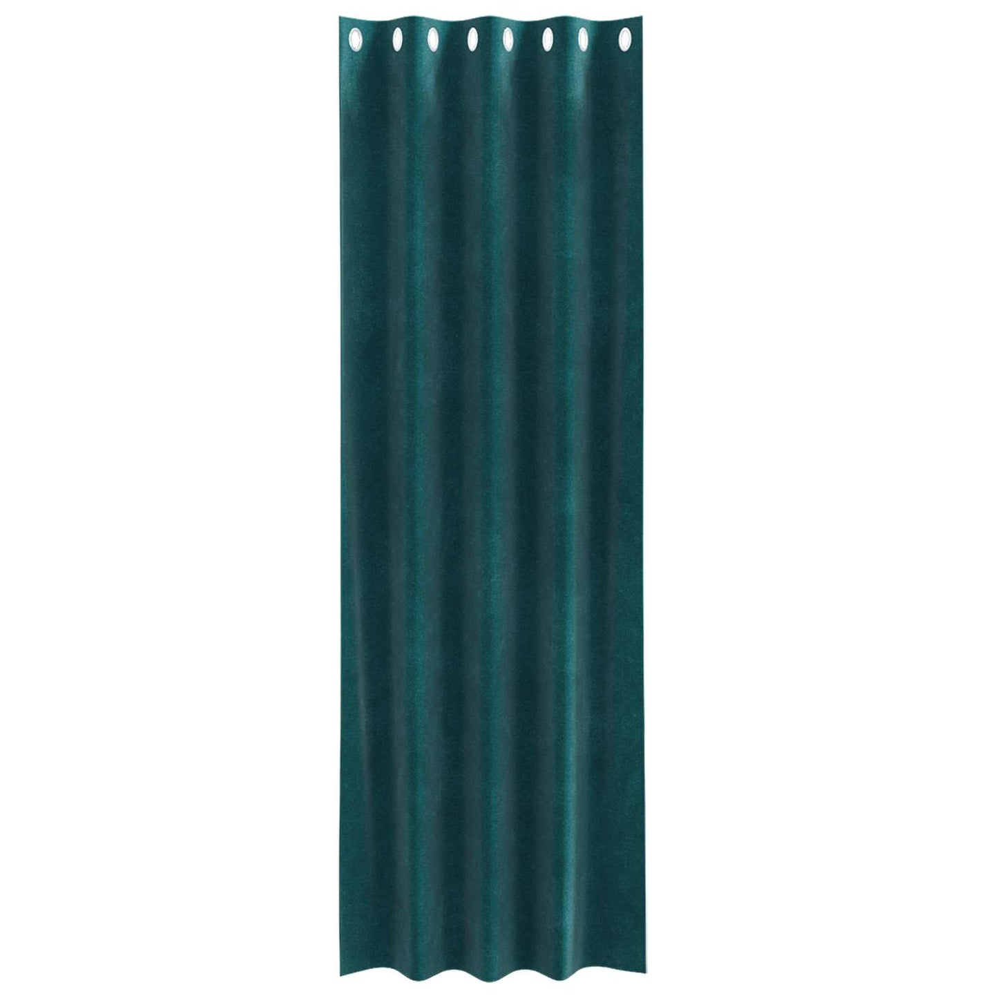 Verdunkelungsvorhänge 2 pcs Dunkelgrün 140 x 245 cm Samt