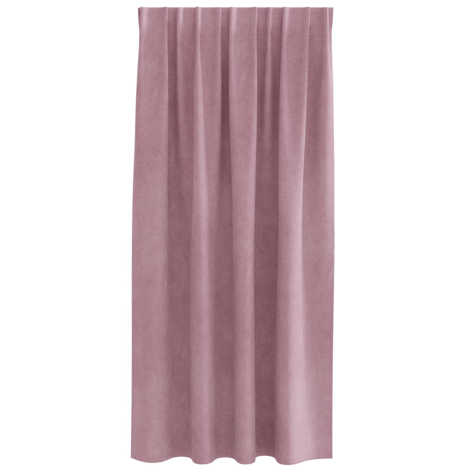 Vorhänge 2 stk. Dunkelrosa 140 x 175 cm Samt