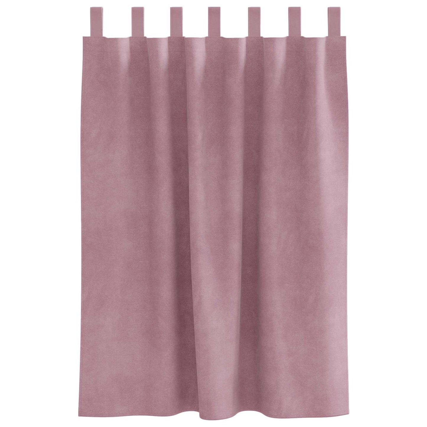 Verdunkelungsvorhänge 2 pcs Dunkelrosa 140 x 140 cm Samt