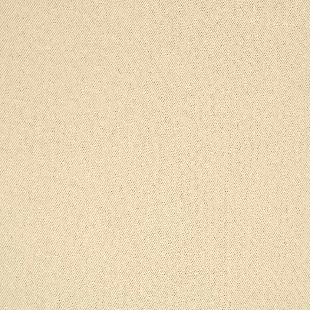 Verdunkelungs-Vorhänge mit Ringen 2 stk. Creme 260 x 140 cm
