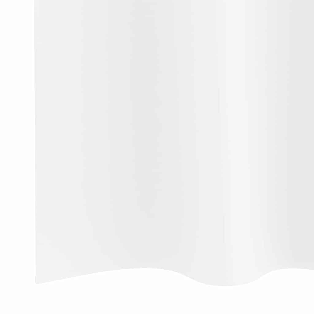 Verdunkelungs-Vorhänge mit Ringen 2 pcs Reinweiß 245 x 140 cm