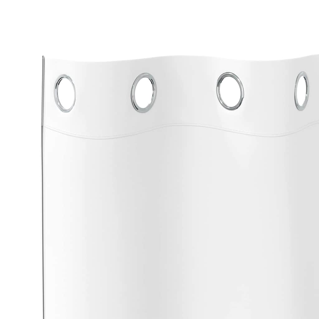 Verdunkelungs-Vorhänge mit Ringen 2 pcs Reinweiß 260 x 140 cm