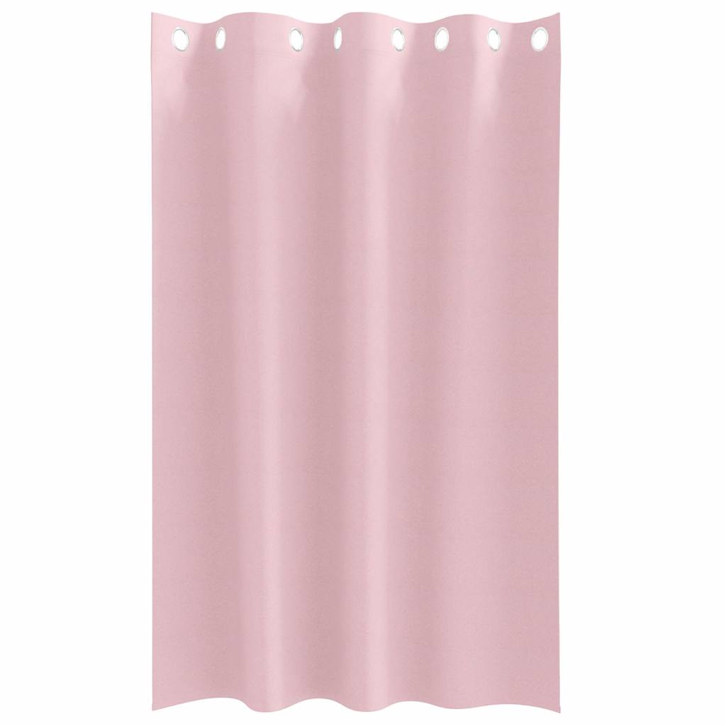Verdunkelungs-Vorhänge mit Ringen 2 pcs Babyrosa 175 x 140 cm