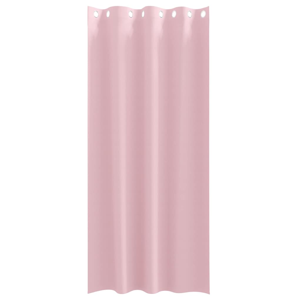 Verdunkelungs-Vorhänge mit Ringen 2 stk. Babyrosa 225 x 140 cm