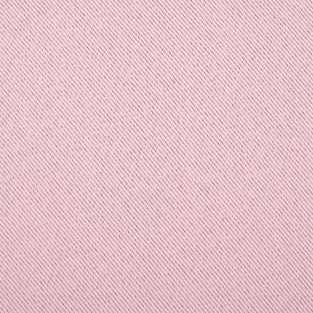 Verdunkelungs-Vorhänge mit Ringen 2 stk. Babyrosa 260 x 140 cm