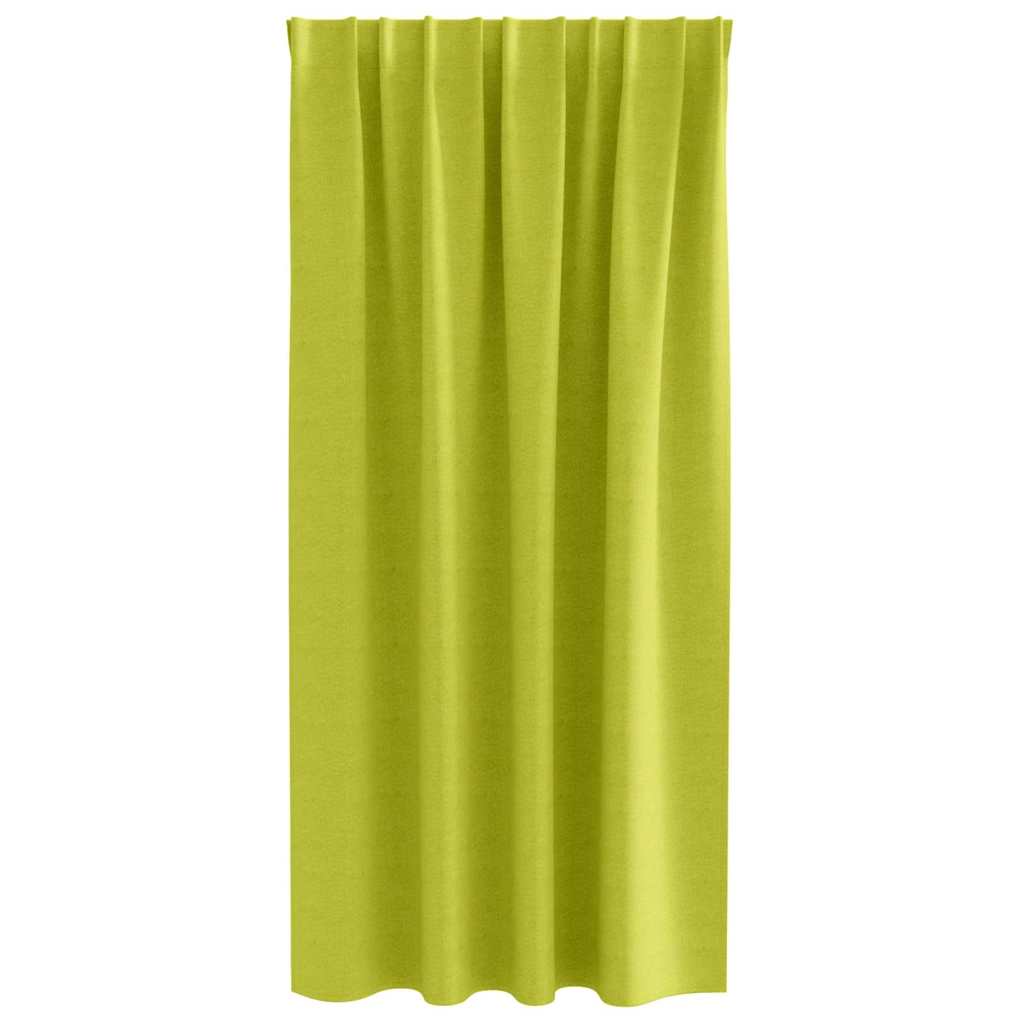 Verdunkelungs-Vorhänge mit Ringen 2 pcs Grün 175 x 140 cm