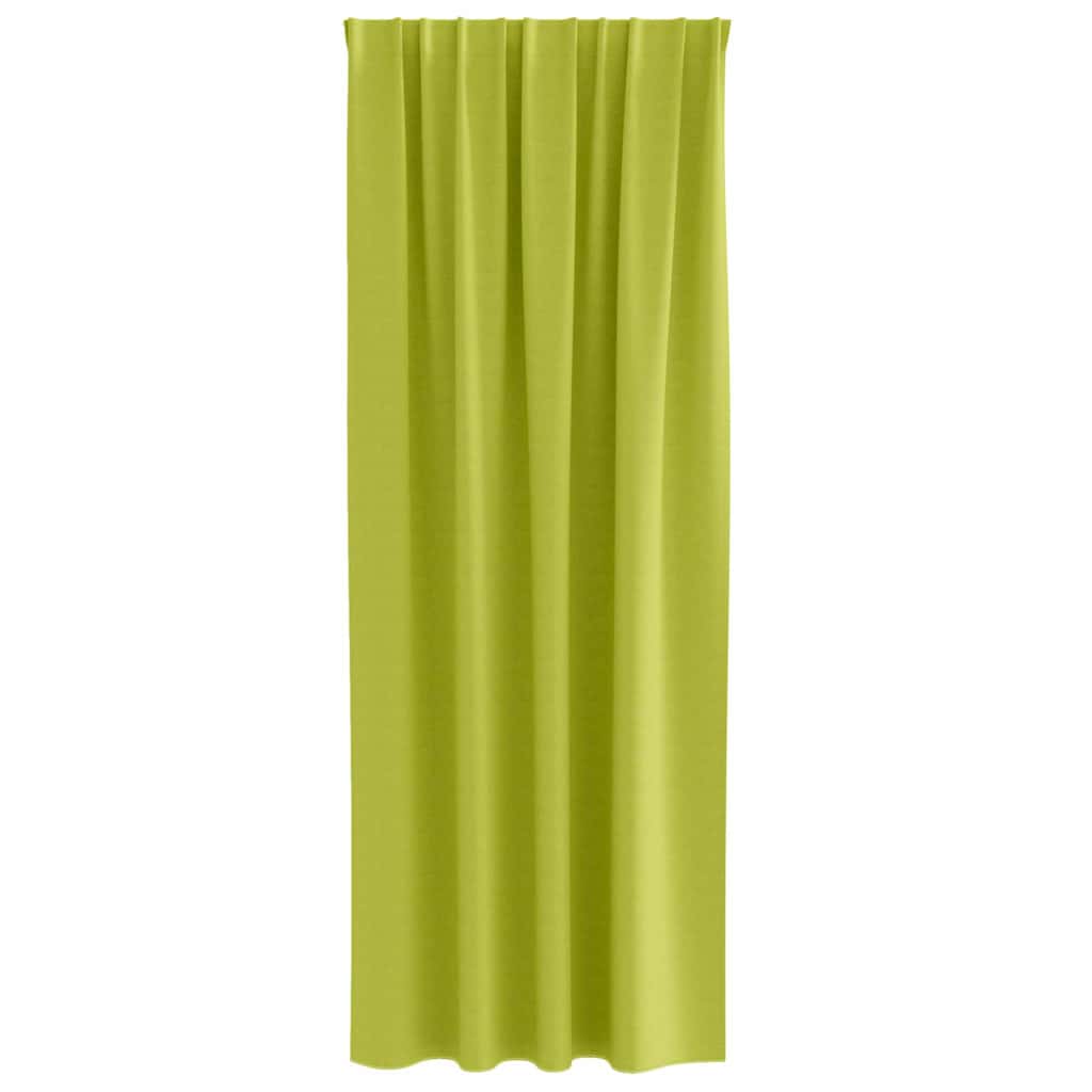 Verdunkelungs-Vorhänge mit Ringen 2 pcs Grün 245 x 140 cm