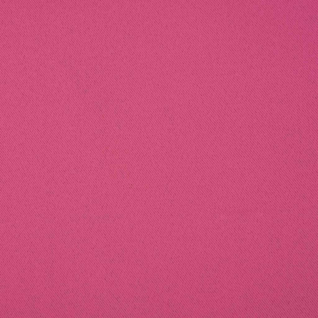 Verdunkelungs-Vorhänge mit Ringen 2 stk. Helles Pink Polyester