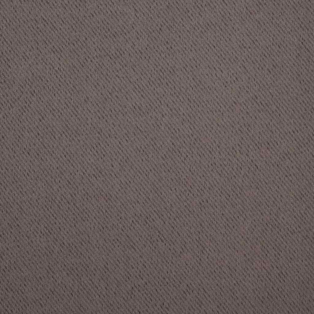 Verdunkelungs-Vorhänge mit Ringen 2 stk. Dunkelbraun Polyester
