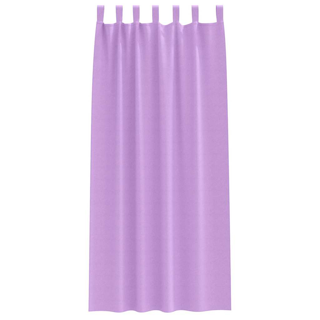 Verdunkelungs-Vorhänge mit Ringen 2 pcs Lila 225 x 140 cm