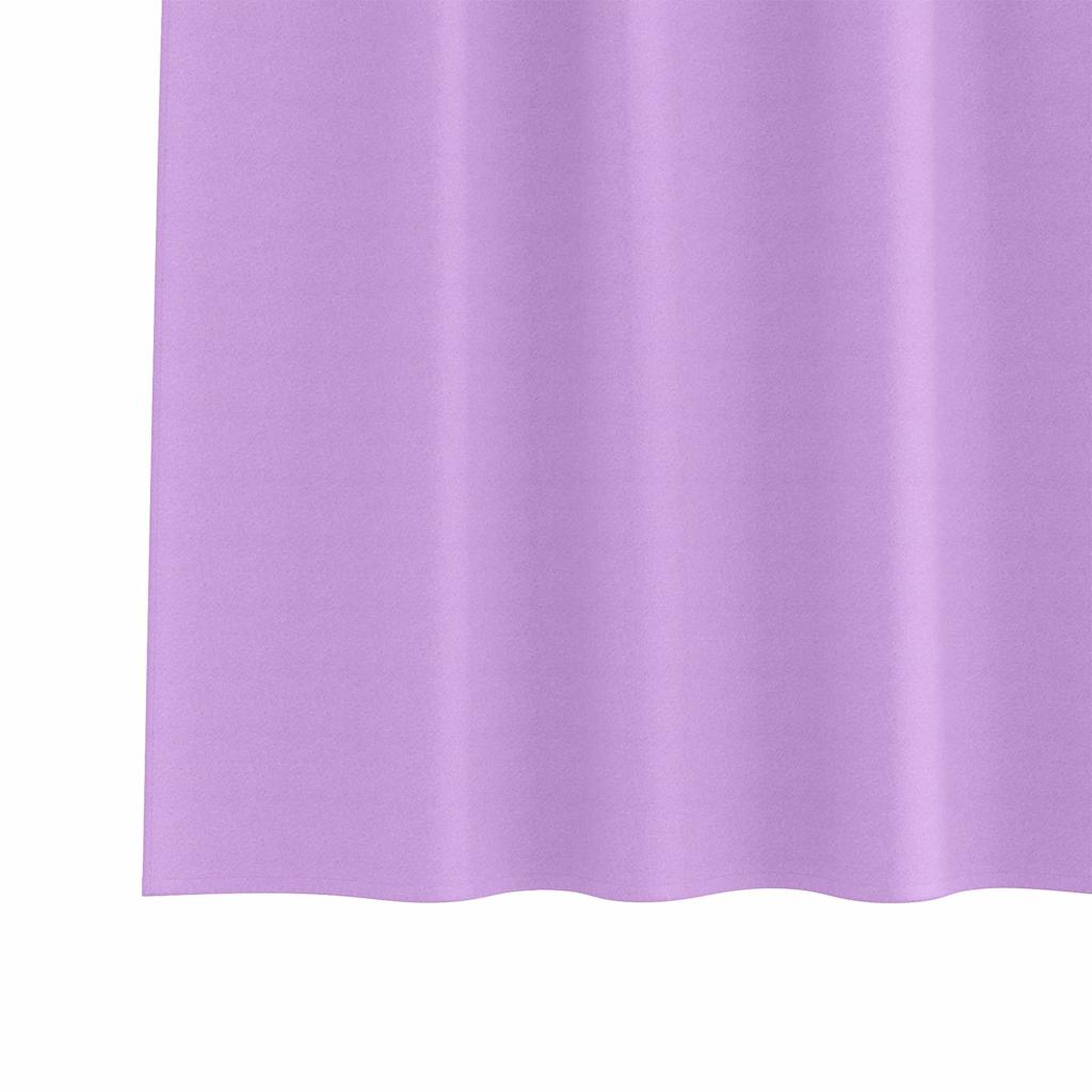 Verdunkelungs-Vorhänge mit Ringen 2 pcs Lila 260 x 140 cm